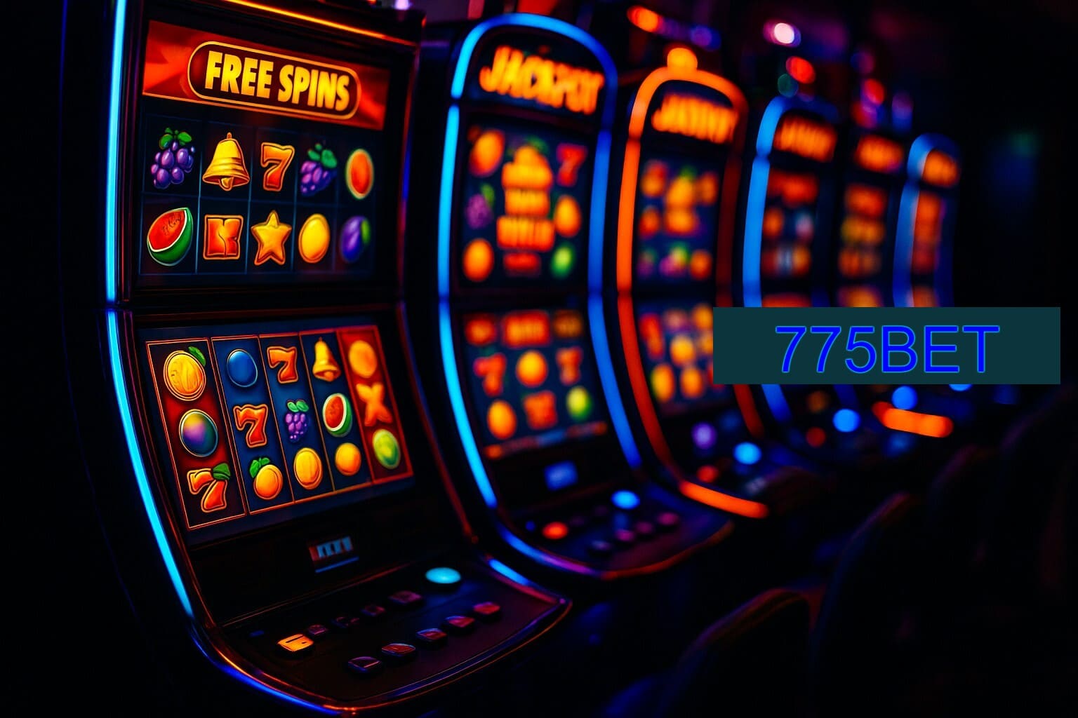 Diversos jogos de caça-níqueis